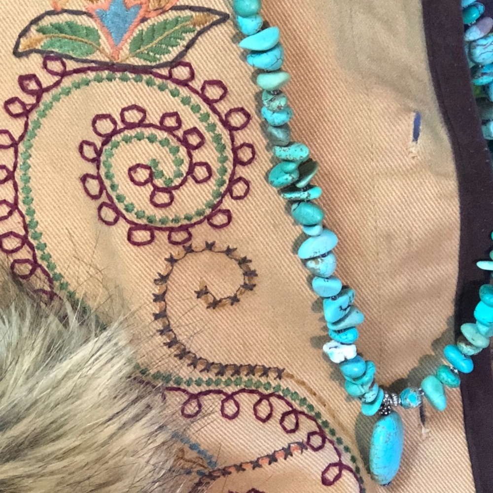 Genuine 19” Turquoise Necklace